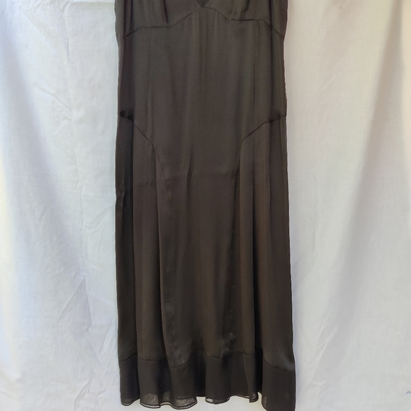 DKNY Little Black Dress SALE: Silk Slip Dress — styled for parties & dancing - Picture 11 of 15